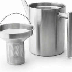 Hete verkoop ⌛ Bredemeijer - Theepot Minuet Cylindre 1,2L Mat Dubbelwandig 🌟 -T-fal winkle 550x481 6