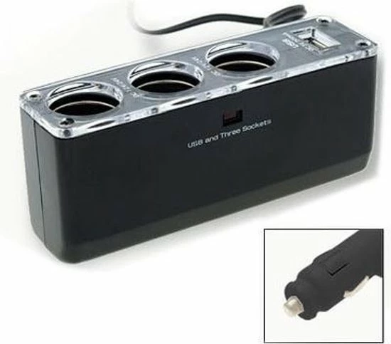 Nieuw π― Impuls 3 Sockets 12V Sigarettenaansteker In De Auto USB Power (zwart) - 12V Splitter Auto Oplader USB C π₯° 1 Nieuw π― Impuls 3 Sockets 12V Sigarettenaansteker In De Auto USB Power (zwart) - 12V Splitter Auto Oplader USB C π₯°