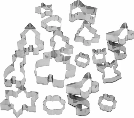 Flash-uitverkoop π Bellatio Decorations 15x Kerst Thema Koekvormpjes/uitsteek Vormpjes In Bewaarblik β 1 Flash-uitverkoop π Bellatio Decorations 15x Kerst Thema Koekvormpjes/uitsteek Vormpjes In Bewaarblik β