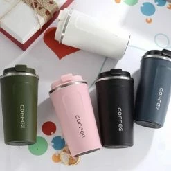 Top 10 ⭐ REGENTECH® Koffiebeker To Go - RVS Thermosbeker - Drinkfles - Herbruikbare Koffiebeker - 500 Ml - Zwart ⭐ -T-fal winkle 550x490