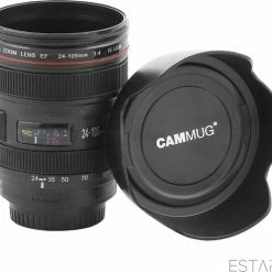Groothandel 😀 ESTARK® Kwalitatieve Camera Lens Beker Tas Mok Thermos - Koffie Thee Coffee Mug - Must Have - Cameralens - Drinkbeker - 400 ML - Met Deksel - Camera Mok 😉 -T-fal winkle 550x492 4