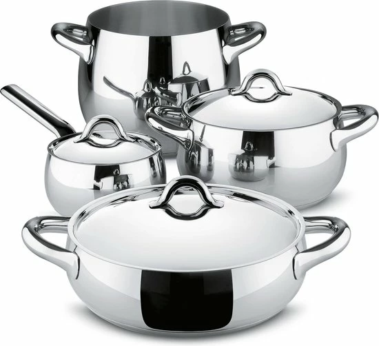 Beste Pirce π₯ Alessi Mami Pannenset RVS 7-delig π 1 Beste Pirce π₯ Alessi Mami Pannenset RVS 7-delig π