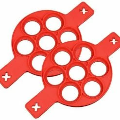 Groothandel ⌛ Merkloos Bakvorm Mini Pannenkoekjes - Siliconen - Rood 🔔 -T-fal winkle 550x503 4