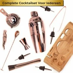 Beste recensies van ❤️ Sandside TIP: Cocktail Set Premium – Cocktailset 12-Delig Met Bamboe Standaard – Cocktailshaker 750ml – Rose – Luxe Giftbox ⌛ -T-fal winkle 550x507 1
