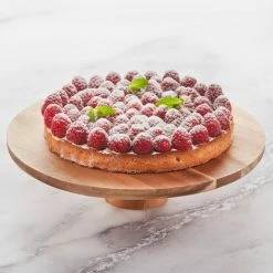 Beste Pirce 🎁 Point-Virgule - Taartplateau - Op Voet - Acaciahout - 28cm 🎁 -T-fal winkle 550x517 6