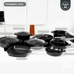 Beste deal 👏 Westinghouse Performance Series - Hapjespan Inductie Met Deksel - 32cm Sauteerpan - Oven Geschikt - Zwart 🥰 -T-fal winkle 550x521 4