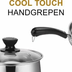 Aanbiedingen ❤️ Kitchen Princess KitchenPrince 3-Delige Pannenset Zilver - PFAS-Vrij - Pannenset - Koekenpan - Steelpan - Pannenset Inductie - Antiaanbaklaag - Kookpan - Bakpan - Koekenpannenset 👍 -T-fal winkle 550x522