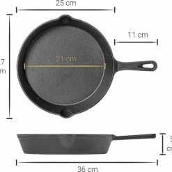 Uitgang 😉 Blackwell Koekenpannenset - Gietijzer - ø 16, 20 En 25 Cm - Zonder Anti-aanbaklaag 🔥 -T-fal winkle 550x523