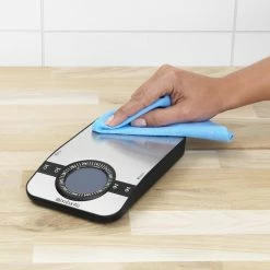 Gloednieuw ⭐ Brabantia Profile Keukenweegschaal - Rechthoekig - Met Kookwekker - RVS 🔔 -T-fal winkle 550x526 5