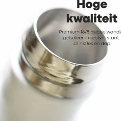 Nieuw 💯 Vatten® Premium RVS Thermosfles - 500 Ml - Mat Zwart - Waterfles Met Rietje - Isoleerfles 🔥 -T-fal winkle 550x530