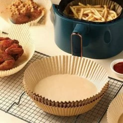 Goedkoopste ⭐ Ixen Airfryer Bakpapier - 50 Stuks - Airfryer Accesoires - Airfryer XXL - Bakpapier - Wegwerp Bakjes 50 Stuks - 20cm - Heteluchtfriteuse Wegwerpbakjes ✨