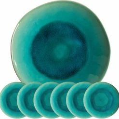 Uitgang ⌛ Costa Nova Riviera - Servies - Diepbord Azur - Aardewerk - 25,5 Cm Rond 🧨