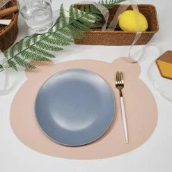 Coupon 🔥 Babycure Bear Placemats | Zwart & Cognac | Dubbelzijdig | Kunstleer | Tafel Onderlegger | Tafelgerij Voor Kinderen | Leuk Kado Om Te Geven! 🔔 -T-fal winkle 550x538 1