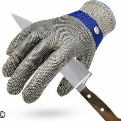 Aanbiedingen 🌟 TEN® - RVS Oesterhandschoen Maat XL Met Binnenhandschoen + Recepten EBook & Giftcard - Slagershandschoen - Snijbestendige Vlees Handschoenen - Oester Vis Seafood - Giftset/Cadeauverpakking 🔔