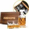 Aanbiedingen 😍 2BEHOME Whiskey Set Met Decanteer Karaf - Incl. 2 Whiskey Glazen En 6 Whiskey Stones En Luxe Geschenkdoos - Whisky - Cadeau Voor Man/vrouw ✨