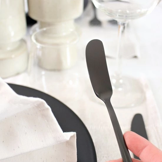 Aanbiedingen β House Of Husk Botermesjes Set - Zwart - RVS - Botermes - Smeermessen - Tapas Mesjes - 6 Stuks π 5 Aanbiedingen β House Of Husk Botermesjes Set - Zwart - RVS - Botermes - Smeermessen - Tapas Mesjes - 6 Stuks π - Afbeelding 5