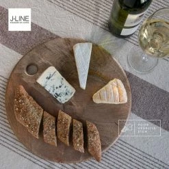 Groothandel ✔️ J-Line Snijplank Hout - Ronde Snijplank – Duurzaam Materiaal - 30x30x1.5 Cm – Mangohout ✨ -T-fal winkle 550x550 19