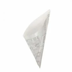 Kopen 🤩 Papieren Frietzak | Krant Print | 50 St. | Patatzak | Frietzakken | Puntzakken | Frietzakjes 💯