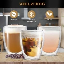 Korting 🔔 RoyalGoods® Dubbelwandige Glazen – Koffieglazen - Theeglazen – 450ML – 2 Stuks – Cappuccino Glazen - Latte Macchiato Glazen 🔥 10 Korting 🔔 RoyalGoods® Dubbelwandige Glazen – Koffieglazen - Theeglazen – 450ML – 2 Stuks – Cappuccino Glazen - Latte Macchiato Glazen 🔥 -T-fal winkle 550x550 265