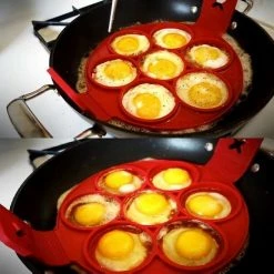 Groothandel ⌛ Merkloos Bakvorm Mini Pannenkoekjes - Siliconen - Rood 🔔 -T-fal winkle 550x550 272