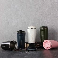 Top 10 ⭐ REGENTECH® Koffiebeker To Go - RVS Thermosbeker - Drinkfles - Herbruikbare Koffiebeker - 500 Ml - Zwart ⭐ -T-fal winkle 550x550 32