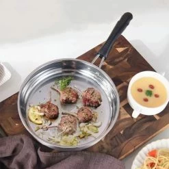 Aanbiedingen ❤️ Kitchen Princess KitchenPrince 3-Delige Pannenset Zilver - PFAS-Vrij - Pannenset - Koekenpan - Steelpan - Pannenset Inductie - Antiaanbaklaag - Kookpan - Bakpan - Koekenpannenset 👍 -T-fal winkle 550x550 453