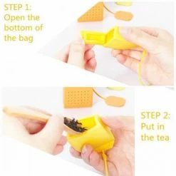 Begroting 🤩 Favorite Things 5x Siliconen Theezeefje Voor Losse Thee In De Vorm Van Een Theezakje - Orginele Tea Infuser - Thee-ei ✨ -T-fal winkle 550x550 515