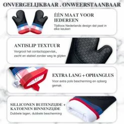 Goedkoop 😉 Fuwooo® Kitchen Accessories Fuwooo® Ovenwanten - Ovenhandschoenen - Siliconen - BBQ - Max 230°C 😉 -T-fal winkle 550x550 716