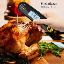 Goedkoopste 🎁 Nauwkeurige Keukenthermometer Met Ophangmagneet – Waterdicht - Digitale BBQ Thermometer - Vleesthermometer Keuken - Kernthermometer - Temperatuur Range -50 °C Tot 300°C - Qwality4u ❤️ -T-fal winkle 550x550 728