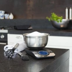 Gloednieuw ⭐ Brabantia Profile Keukenweegschaal - Rechthoekig - Met Kookwekker - RVS 🔔 -T-fal winkle 550x550 836