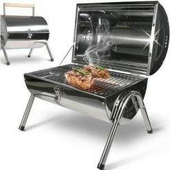 Beste Pirce ❤️ BBQ Collection Houtskoolbarbecue - Cilinder - Chroom 😀 -T-fal winkle 550x551 9