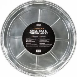 Nieuw ❤️ Merkloos Smokin' Flavours | Aluminium Bakken | 5 Stuks | Rond 33 Cm 💯