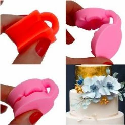 Groothandel 🎁 Vincitori Fondant Roosje Mal Rond - Siliconen Bloem Vorm - Fondant / Marsepein / Chocolade / Zeep Roos - Voor Decoratie Van Taart, Cupcakes En Cake ✔️ -T-fal winkle 550x553 5