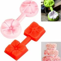 Groothandel 🎁 Vincitori Fondant Roosje Mal Rond - Siliconen Bloem Vorm - Fondant / Marsepein / Chocolade / Zeep Roos - Voor Decoratie Van Taart, Cupcakes En Cake ✔️ -T-fal winkle 550x554 9