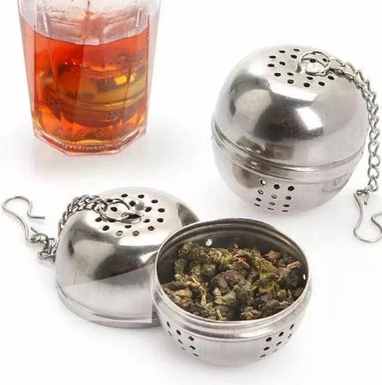 Goedkoop π Superdealer RVS Thee Ei Rond I Ronder Theefilter I Theefilter Mannetje I Theezeef I Theebol I Kruidenbol I Infuser β 2 Goedkoop π Superdealer RVS Thee Ei Rond I Ronder Theefilter I Theefilter Mannetje I Theezeef I Theebol I Kruidenbol I Infuser β - Afbeelding 2