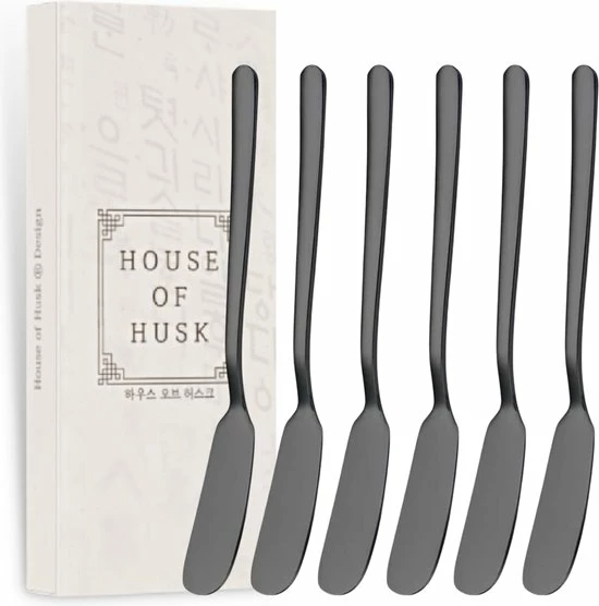 Aanbiedingen β House Of Husk Botermesjes Set - Zwart - RVS - Botermes - Smeermessen - Tapas Mesjes - 6 Stuks π 8 Aanbiedingen β House Of Husk Botermesjes Set - Zwart - RVS - Botermes - Smeermessen - Tapas Mesjes - 6 Stuks π - Afbeelding 8