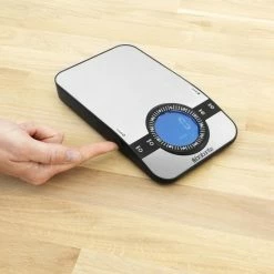 Gloednieuw ⭐ Brabantia Profile Keukenweegschaal - Rechthoekig - Met Kookwekker - RVS 🔔 -T-fal winkle 550x556 11