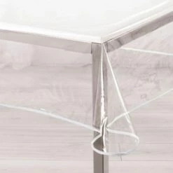 Promo 🤩 LeDouceur Tafelkleed Plastic - Tafelzeil Transparant - 140x240cm - Tafellaken ✔️