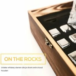 Aanbiedingen 😍 2BEHOME Whiskey Set Met Decanteer Karaf - Incl. 2 Whiskey Glazen En 6 Whiskey Stones En Luxe Geschenkdoos - Whisky - Cadeau Voor Man/vrouw ✨ -T-fal winkle 550x565