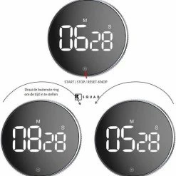 Goedkoop 🤩 RSQUAD® - Digitale Timer - Pomodoro Timer - Digitale Kookwekker - Magnetisch - LED Scherm - Handige Draaiknop - Keukentimer 🧨 -T-fal winkle 550x568 1