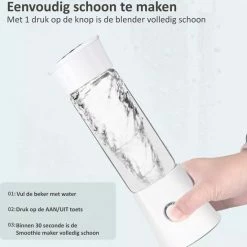 Nieuw 👍 Butles Blender - Smoothiemaker - To Go - Draadloos - Oplaadbaar - Inclusief Smoothie Beker - Draagbaar 🌟 -T-fal winkle 550x571 3