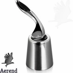 Hete verkoop βοΈ AEREND Wijnstopper Met Hendel Van Roestvrij Staal, Herbruikbare Rubberen Vacuümafdichting, De Flesstopper Houdt De Wijn Vers π€©