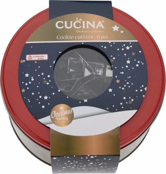 Flash-uitverkoop π Bellatio Decorations 15x Kerst Thema Koekvormpjes/uitsteek Vormpjes In Bewaarblik β 3 Flash-uitverkoop π Bellatio Decorations 15x Kerst Thema Koekvormpjes/uitsteek Vormpjes In Bewaarblik β - Afbeelding 3