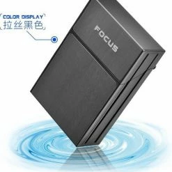 Top 10 👏 Besjaar Sigarettenhouder-|Sigaretten Box - Sigaretten Doosje Zwart- Sigaretten Opbergdoosje - Sigaretten Doosje 20 Stuks | Sigaretten Doosje Metaal | Sigaretten Etui | FOCUS 🌟