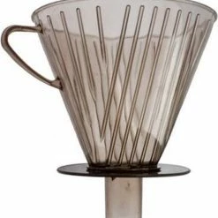 Goedkoop 🔥 Cosy&Trendy Koffiefilter Houder 1 X 6 - Bruin Met Tuit 🥰