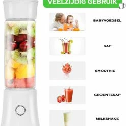 Nieuw 👍 Butles Blender - Smoothiemaker - To Go - Draadloos - Oplaadbaar - Inclusief Smoothie Beker - Draagbaar 🌟 -T-fal winkle 550x601 2
