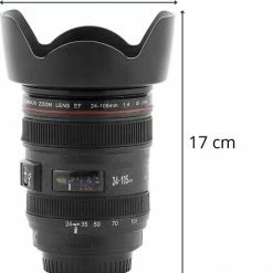 Groothandel 😀 ESTARK® Kwalitatieve Camera Lens Beker Tas Mok Thermos - Koffie Thee Coffee Mug - Must Have - Cameralens - Drinkbeker - 400 ML - Met Deksel - Camera Mok 😉 -T-fal winkle 550x605 3