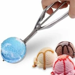 Kopen 🛒 Merkloos Decopatent® - IJsboltang - Ø6 Cm - Rvs Ijsschep Voor Ijsbollen - Portioneerlepel - Oliebollenlepel - Oliebollen Tang - Ijsschepper 🎉 -T-fal winkle 550x607