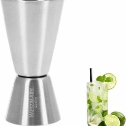 Hete verkoop 🌟 Westmark Maatbeker/Barmaatje, Jigger Voor Cocktails - 2 Maateenheden: 2/4 Cl - RVS 🤩