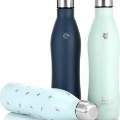 Beste deal 🧨 Juicy Blossom Drinkfles - 500ml - Stainless Steel Bottle - Roestvrij Staal - Waterfles - Drinkbus - Thermosfles (Nachtblauw) 🤩 -T-fal winkle 550x611